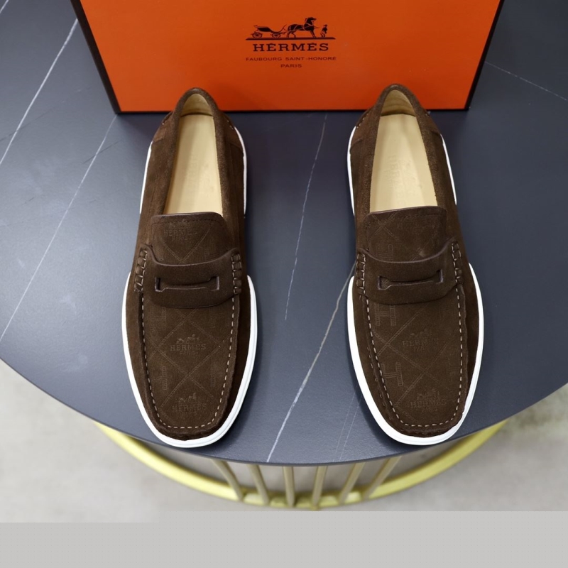 H**mes leather shoes